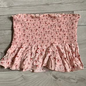 Flower print Garage tube top